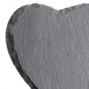 4 Sous-verre en Ardoise en Forme de Cœur 10 cm |Personnalisation