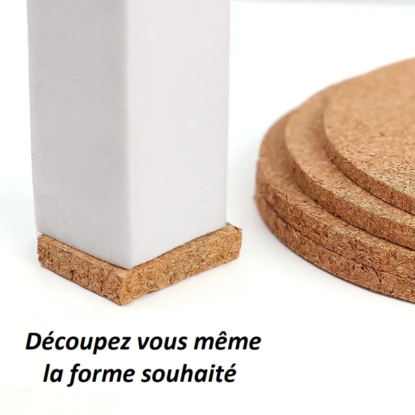 Dessous de Verre en Liège - Protection Naturelle pour Vos Surfaces