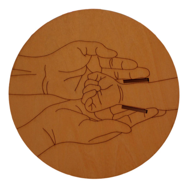 Porte-Bracelet Nourrisson en Bois Personnalisable - Souvenir