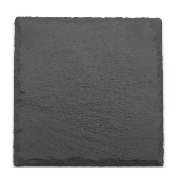 Dessous de Verre Carré en Ardoise 10 cm à Personnaliser