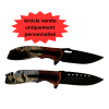 Lot de deux couteaux Camargue Chevaux et Taureaux personnalisables