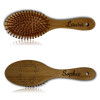 Brosse à cheveux ovale en bambou personnalisable - Soin naturel