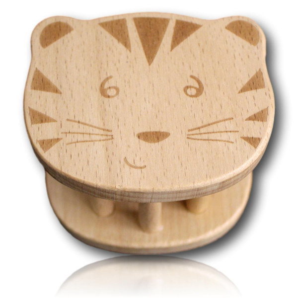 Valise en Bois Bébé Personnalisée avec Accessoires Gravés - Cadeau