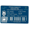 Gravure Laser Licence Tir Sportif FFTir - Carte Aluminium bleu
