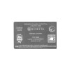 Licence de Ball-Trap en aluminium argenté gravé au laser - Format CB