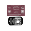 Gravure Laser Licence Tir FFBT rose + Porte-clé TAG Militaire Noir