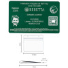 Gravure Laser Licence Tir FFBT vert - Carte Aluminium Personnalisé