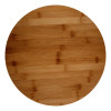 Plateau en bambou rotatif personnalisable - Diamètre 35 cm