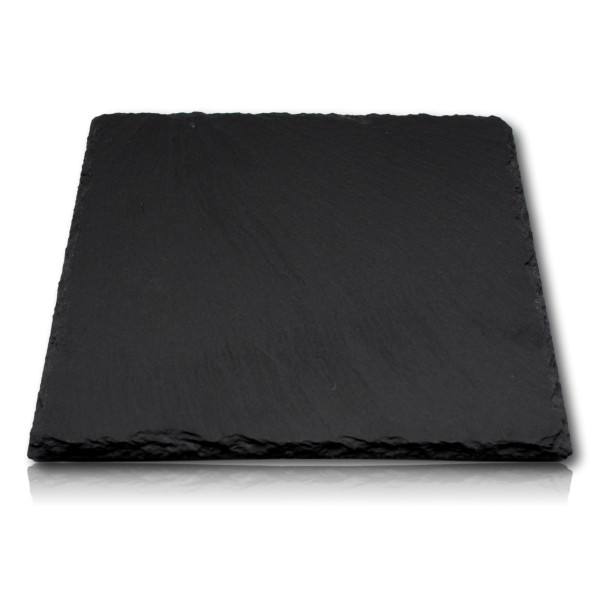 Assiette Ardoise Carrée Personnalisable - Gravure Laser - Élégance