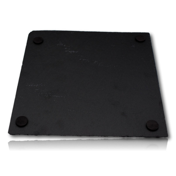 Assiette Ardoise Carrée Personnalisable - Gravure Laser - Élégance
