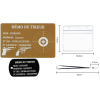 Gravure Laser Mémo tireur sportif (FFT ou FFBT) + Porté clé TAG