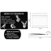 Gravure Laser Mémo tireur sportif (FFT ou FFBT) + Porté clé TAG