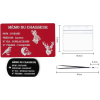 Gravure Laser Mémo tireur sportif (FFT ou FFBT) + Porté clé TAG