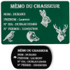 Gravure Laser Mémo tireur sportif (FFT ou FFBT) + Porté clé TAG