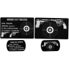 Gravure Laser Mémo tireur sportif (FFT ou FFBT) + Porté clé TAG R/V