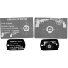 Gravure Laser Mémo tireur sportif (FFT ou FFBT) + Porté clé TAG R/V