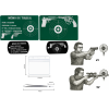 Gravure Laser Licence Tir Sportif FFTir + Porte clé TAG Militaire Noir