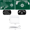 Gravure Laser Licence Tir Sportif FFTir + Porte clé TAG Militaire Noir
