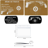 Gravure Laser Licence Tir Sportif FFTir + Porte clé TAG Militaire Noir