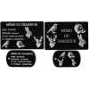 Gravure Laser Mémo tireur sportif (FFT ou FFBT) + Porté clé TAG R/V