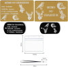 Gravure Laser Licence Tir Sportif FFTir + Porte clé TAG Militaire Noir