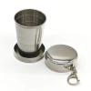 Tasse Télescopique Inox 75 ml – Verre de voyage pliable pour camping