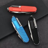 Couteau multifonction 11 en 1 noir en inox personnalisable – Camping