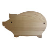 Planche à découper cochon en bois 30cm – Personnalisable & originale