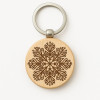 Porte Clés en Bois Rond Personnalisable - Cadeaux et Souvenirs Uniques