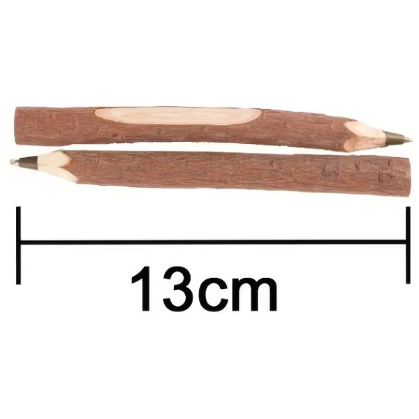 Stylo en bois personnalisable – Stylo à bille gravé nature 13 cm