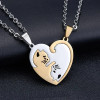 Collier Croix Chrétienne noir en Acier Inoxydable Personnalisable