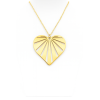 Collier cœur doré personnalisable jusqu’à 9 prénoms – Bijou famille gravé