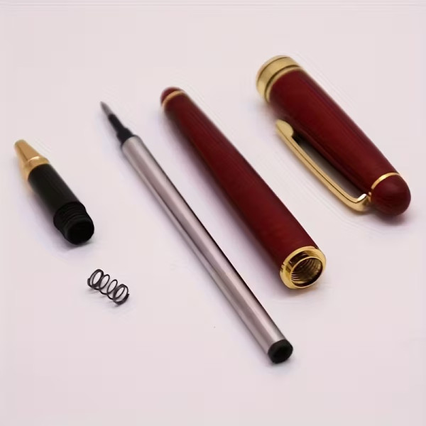 Coffret trio de stylos en bois de rose personnalisable – Cadeau élégant