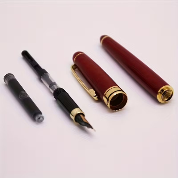 Coffret trio de stylos en bois de rose personnalisable – Cadeau élégant