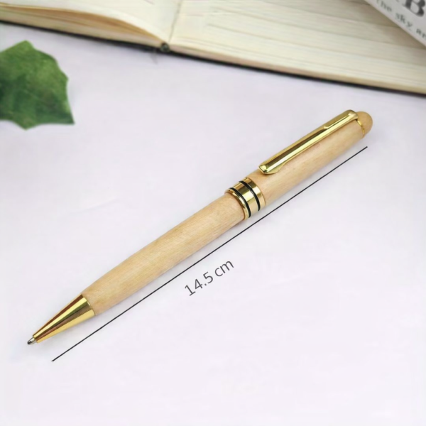 Coffret duo de stylos de bureau en bois personnalisable avec support