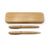 Stylo à Bille et Stylo Plume en Bambou Personnalisables.