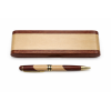 Stylo de bureau en bois personnalisable avec coffret support gravé