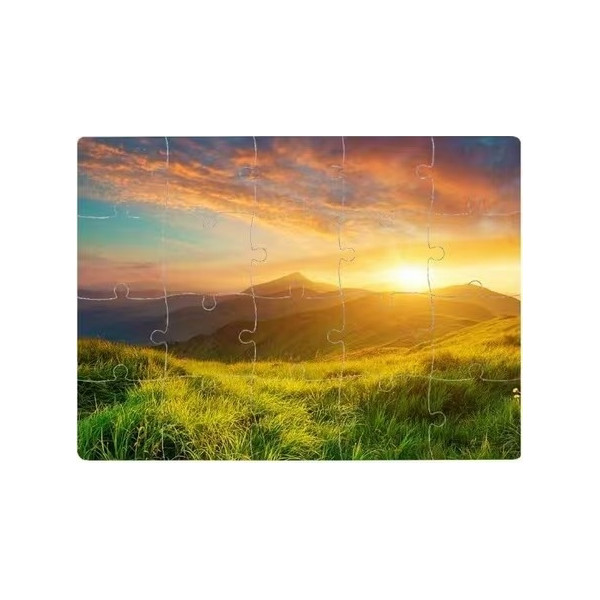 Puzzle 20 pièces personnalisable par sublimation – Photo et souvenir en couleur