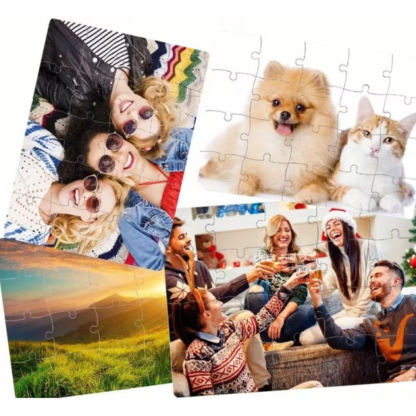 Puzzle 20 pièces personnalisable par sublimation – Photo et souvenir en couleur