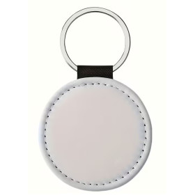 Porte-clés rond personnalisable par sublimation – Photo et souvenir en couleur