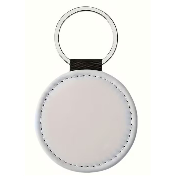 Porte-clés rond personnalisable par sublimation – Photo et souvenir en couleur