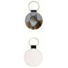 Porte-clés rond personnalisable par sublimation – Photo et souvenir en couleur