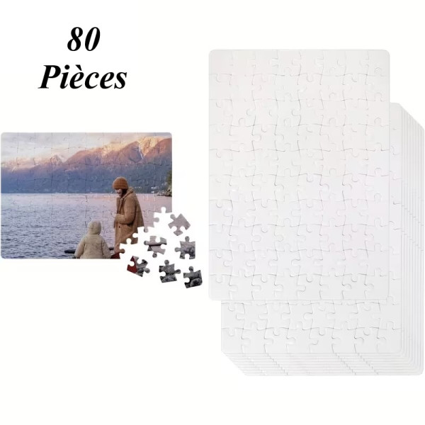 Puzzle personnalisé 80 pièces – Photo imprimée par sublimation