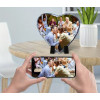 Cœur en pierre personnalisé 15x15 cm – Photo par sublimation