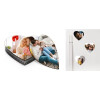 Magnet cœur personnalisable photo – Impression sublimation couleur
