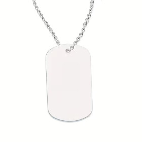 Collier TAG personnalisable par sublimation thermique – Bijou personnalisé photo et texte
