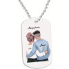 Collier TAG personnalisable par sublimation thermique – Bijou personnalisé photo et texte