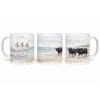 Mug Camargue 325 ml – Chevaux et Taureaux sur la plage