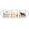Mug Camargue 325 ml – Cheval, Taureau et Flamant rose au coucher de soleil