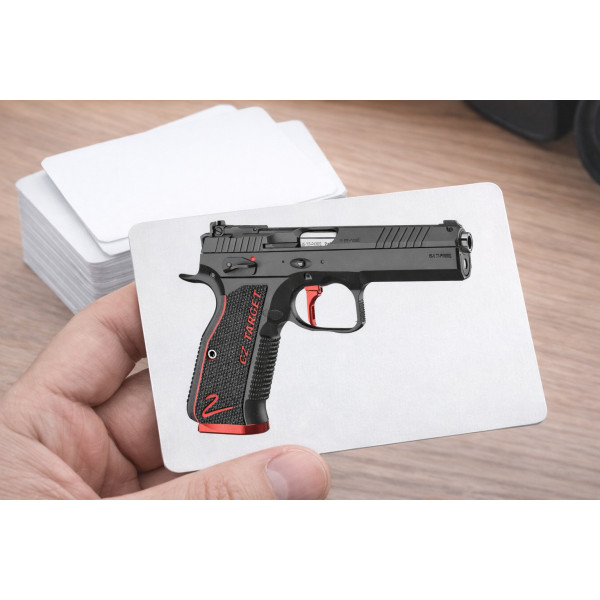 Licence de tir couleur sur carte aluminium – Recto / Verso Sublimation
